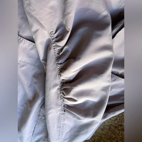 ASOS: Soft Lavender Lightweight Jacket (Fits Oversized) - Picture 3 of 8